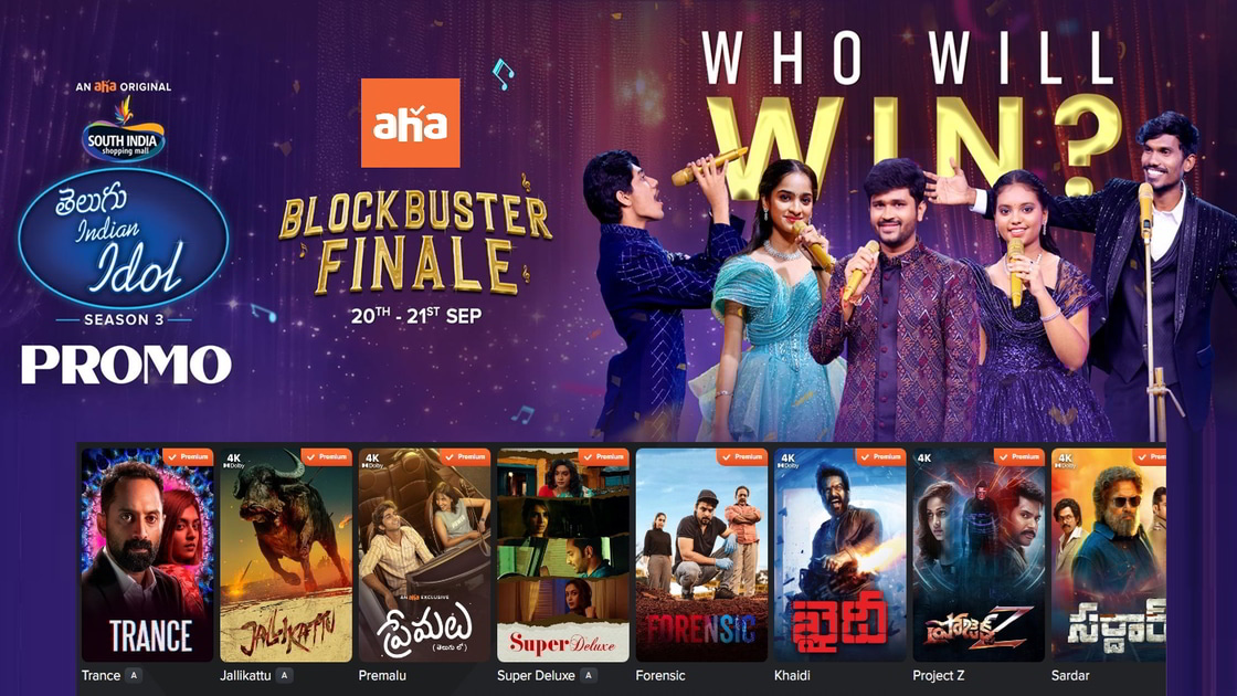 Subscribe OTT Pack with Aha Telugu