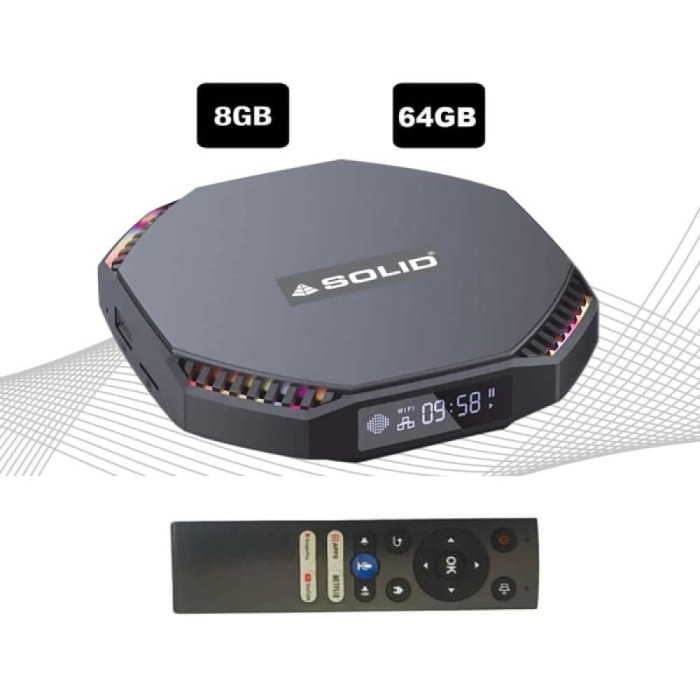 SOLID 1095 8/64 Gaming Android 11 TV Box