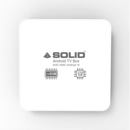 Solid AHD-1008  4/32 GB Android 10 Smart Tv Box