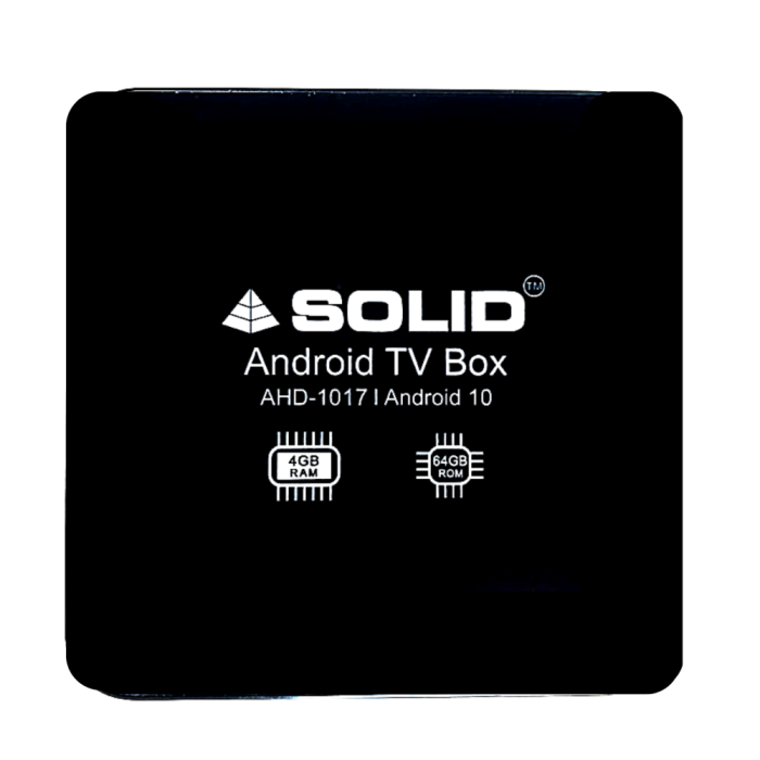 Solid AHD-1017 4/64GB Android 10 Smart TV Box